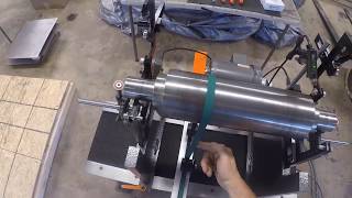 Dynamic balancing machine  Rotor setup and abc dimensions [upl. by Cross]