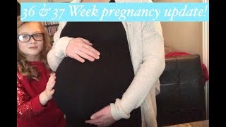 36 amp 37 WEEK PREGNANCY UPDATE  PRODROMAL LABOR  OVER BEING PREGNANT  GETTING A MEMBRANE SWEEP [upl. by Ilera]