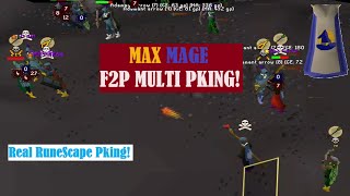 This is How You Multi PK with Max Mage  F2P Pking [upl. by Lancey]