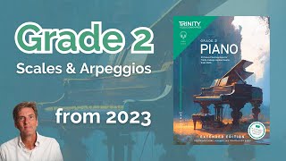 Trinity Grade 2 Piano from 2023 Scales amp Arpeggios [upl. by Marx707]