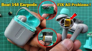 how to fix boat airdopes 148 one side not charging  boat airdopes 148 charging problem FIXED [upl. by Maryn]