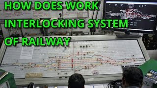 how does work interlocking system of railway [upl. by Airdni659]