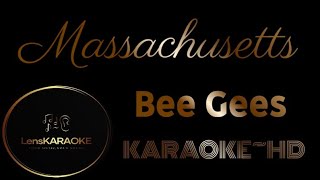 Massachusetts Bee GeesKARAOKE [upl. by Kerek]