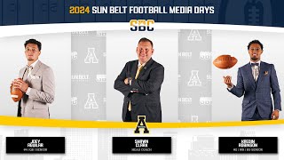 App State — 2024 Sun Belt Football Media Days [upl. by Ehtiaf]