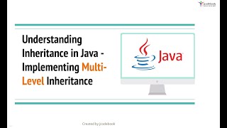 15 Understanding Inheritance in Java Implementing MultiLevel Inheritance [upl. by Acira]