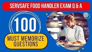 ServSafe Food Handler Exam Questions amp Answers Study Guide 100 Must Memorize Questions [upl. by Annoyt]