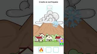 Create an earthquake 🌋 shorts emojistory gameplay [upl. by Rabbaj]