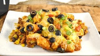 Tex Mex Tater Tot Casserole Recipe Video  RadaCutlerycom [upl. by Marcello]