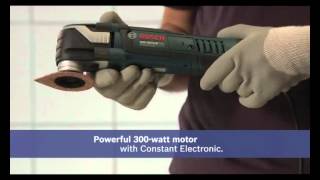 Bosch Multitool Demonstration video [upl. by Drews]