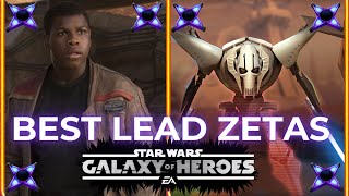 Top Ten Leadership Zetas in SWGOH [upl. by Hescock]