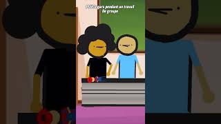 Travail de groupe humour animateur memes memefrancais animation [upl. by Ranjiv362]