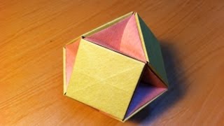 Modular Origami  Polyhedron [upl. by Ahsir]