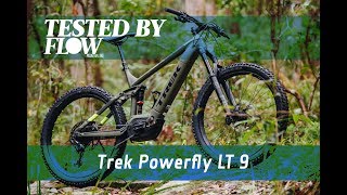 Flows First Bite Trek Powerfly LT 9 2019  a burly ebike built for a proper thrashing [upl. by Hadwin785]