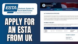 How To Apply For An ESTA From UK Step By Step Guide [upl. by Anilatak]