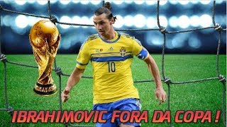 Ibrahimovic fora da copa Lista de convocados da Suécia para a Copa do Mundo 2018 [upl. by Annoif]