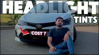 Corolla restoration ep03 Headlights tint krwa Di 😍 number plate ka kia krun🤔 [upl. by Giesecke]