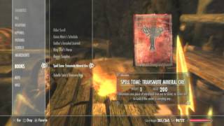 Skyrim Where to Find Transmute Mineral Ore [upl. by Svetlana]