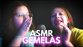 Asmr💋 M0uth sounds  INAUDIBLE 👯‍♀️GEMELAS te ayudan a DORMIR 😴 [upl. by Cuthburt576]