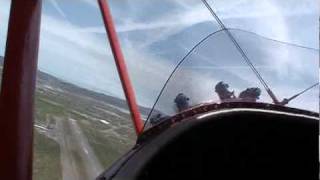 Ride in 1929 vintage New Standard D25 Biplane [upl. by Ecirtaeb]