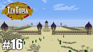 TekTopia 16  The Wall Minecraft Villager Mod [upl. by Radbourne780]