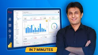 How to create Power BI Dashboard Report in 7 Minutes  PavanLalwani [upl. by Adehsor]