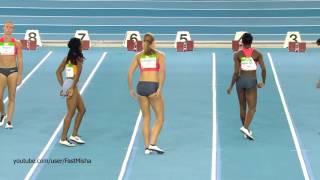 167 Dafne Schippers 7 08s 60m Final Indoor Meeting Karlsruhe 2016 [upl. by Hardunn]