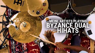 Meinl Cymbals Artists Playing Byzance Dual Hihats [upl. by Solly]