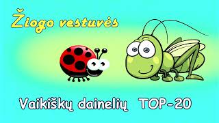 ✨️Muzika vaikams TOP20 I 🦗 Žiogo vestuvės 🐞 [upl. by Isayg174]