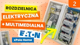 Podłączenie rozdzielnicy elektrycznej i multimedialnej w domu 35 m2 odc 2 [upl. by Mcroberts]