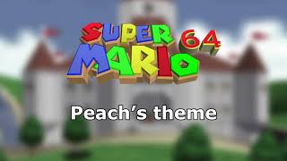 Super Mario 64  Peachs Theme [upl. by Forkey]