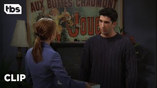 Friends Rachel Returns Ross Belongings Season 3 Clip  TBS [upl. by Einolem764]