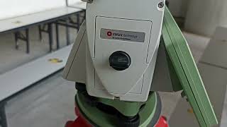 how to setup Leica total station TS 16 by know back sidefor stake point [upl. by Koblick]