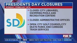 What’s Closed On Presidents’ Day In San Diego [upl. by Duquette499]