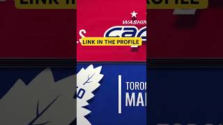 Washington Capitals vs Toronto Maple Leafs NHL [upl. by Naveb]