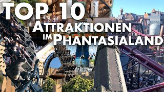 TOP 10 Fahrgeschäfte im Phantasialand 2024 [upl. by Hesoj]