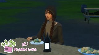 NO TENEMOS NADA 💔  De pobre a rica  Sims 4 Challenge [upl. by Elayor]