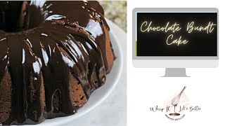 Chocolate Bundt Cake  How to make a Chocolate Bundt Cake chocolatebundtcake [upl. by Benedetto]