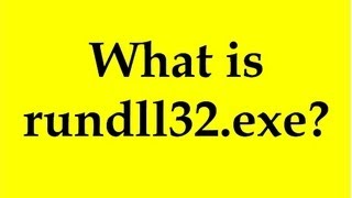 What is rundll32exe [upl. by Lamaaj]