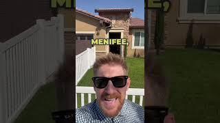 Menifee California Check out this single story home Reach me direct at 909 851 9208 [upl. by Lonna]