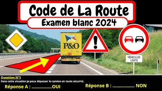 TEST CODE DE LA ROUTE 2024 GRATUIT [upl. by Bowen470]