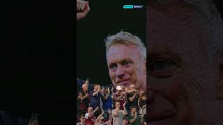 David Moyes waves goodbye to West Ham after his final home game at the London Stadium ⚒️ Shorts [upl. by Aihsiyt]