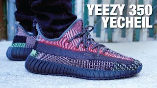 Adidas YEEZY Boost 350 V2 YECHEIL Review amp On Feet [upl. by Einapets]