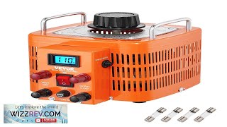 VEVOR 3000VA Auto Variable Voltage Transformer 23 Amp 110V Input 0130V Output Review [upl. by Amsa]