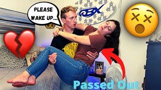 Having An Allergic Reaction PASS OUT Prank On Boyfriend [upl. by Samuella]