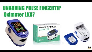 UNBOXING PULSE FINGERTIP Oximeter LK87 [upl. by Seldan]