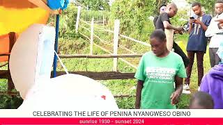 CELEBRATING THE LIFE OF PENINAH NYANGWESO OBINO 19302024 [upl. by Ahsiemal]