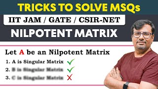 What is Nilpotent matrix   Concept amp Questions based on MSQs  MSQs Series By GP Sir [upl. by Arihat]