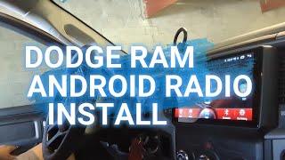 RAM Android Radio Installation [upl. by Dorina349]