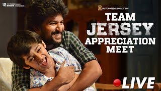 Team JERSEY Appreciation Meet  LIVE  Nani Shraddha Srinath  Anirudh  Gowtam Tinnanuri [upl. by Ramos]