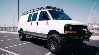 Chevy Express Van Reveal building a cargo van into a camper [upl. by Kneeland245]